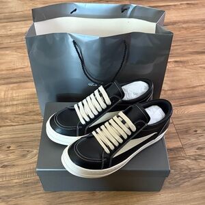 Rick Owens Leather Sneakers